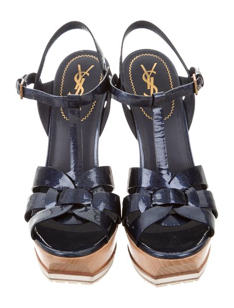 ysl tribute 7|YSL tribute sandals with tights.